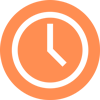 Clock icon representing office hours