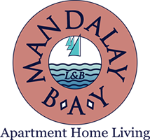 This company logo represents Mandalay Bay Apartments online rental coupon.